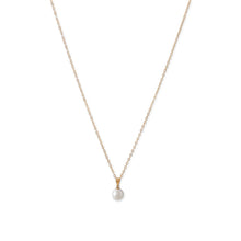 Load image into Gallery viewer, 14 Karat Gold Cultured Freshwater Pearl Necklace