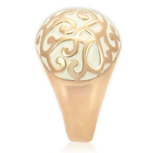 0W210 - Rose Gold Brass Ring with No Stone