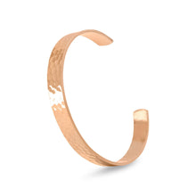 Cargar imagen en el visor de la galería, 9.9mm Hammered Solid Copper Cuff