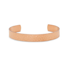 Cargar imagen en el visor de la galería, 9.9mm Hammered Solid Copper Cuff