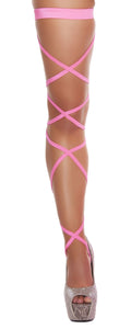 3231 - Pair of Leg Strap with Attached Thigh Garter