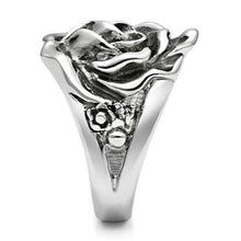 Load image into Gallery viewer, 3W210 - Rhodium Brass Ring with AAA Grade CZ  in Clear