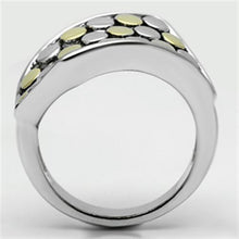 Cargar imagen en el visor de la galería, 3W249 - Reverse Two-Tone Brass Ring with No Stone