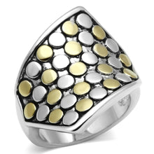 Cargar imagen en el visor de la galería, 3W249 - Reverse Two-Tone Brass Ring with No Stone