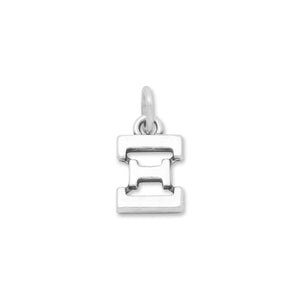 Greek Alphabet Letter Charm - Xi