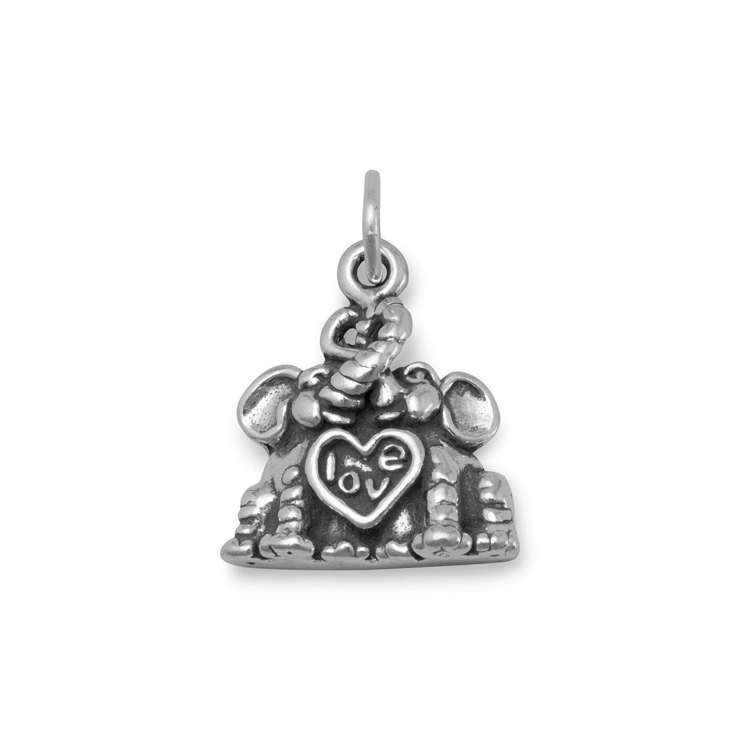 Elephants in Love Charm