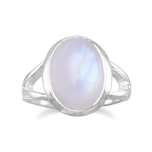 Cargar imagen en el visor de la galería, Rainbow Moonstone Ring