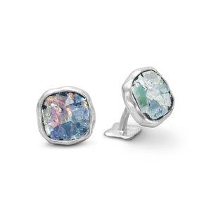 Ancient Roman Glass Cuff Links