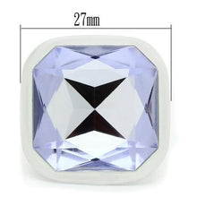 Cargar imagen en el visor de la galería, VL013 -  Resin Ring with Synthetic Acrylic in Light Amethyst