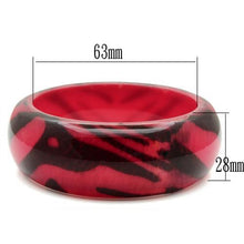 Cargar imagen en el visor de la galería, VL036 -  Resin Bangle with Synthetic Synthetic Stone in Animal pattern