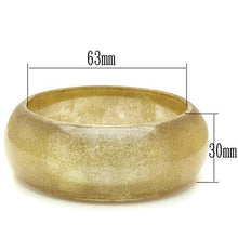 Cargar imagen en el visor de la galería, VL037 -  Resin Bangle with Synthetic Synthetic Stone in Brown